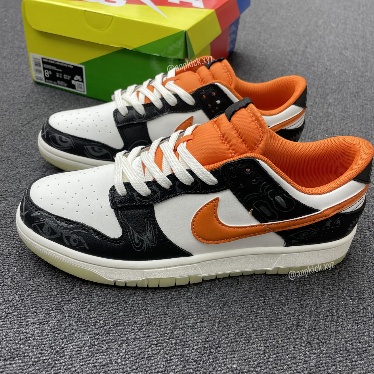 Nike Dunk Low Halloween Sail Starfish Black Anpkick Dd3357 100 (2) - newkick.vip