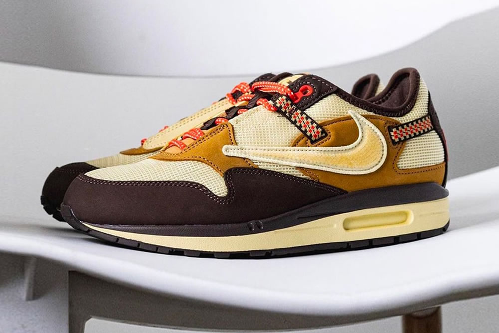 Travis Scott Nike Air Max 1 Baroque Brown Do9392 200 (2) - newkick.vip