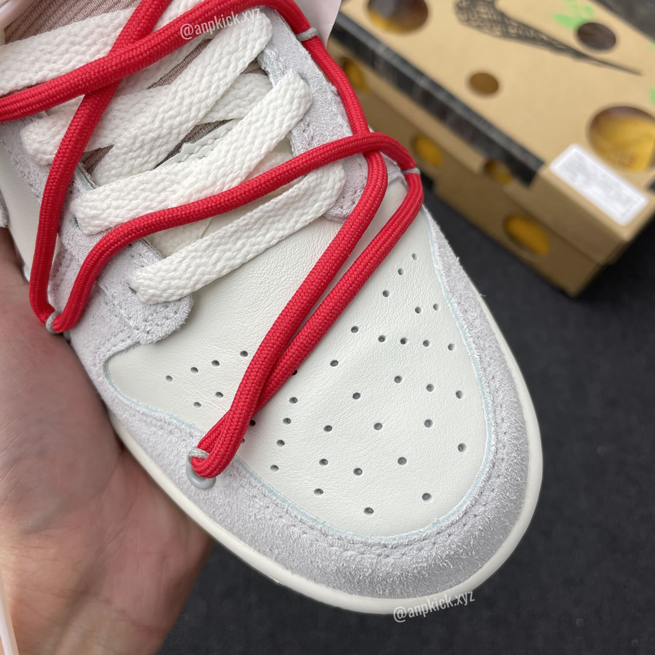 Off White Nike Sb Dunk Low Lot 33 Of 50 Sail Neutral Grey Chile Red Anpkick Dj0950 118 (4) - newkick.vip