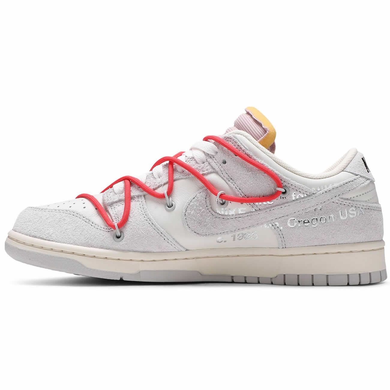 Off White Nike Sb Dunk Low Lot 33 Of 50 Sail Neutral Grey Chile Red Dj0950 118 (1) - newkick.vip