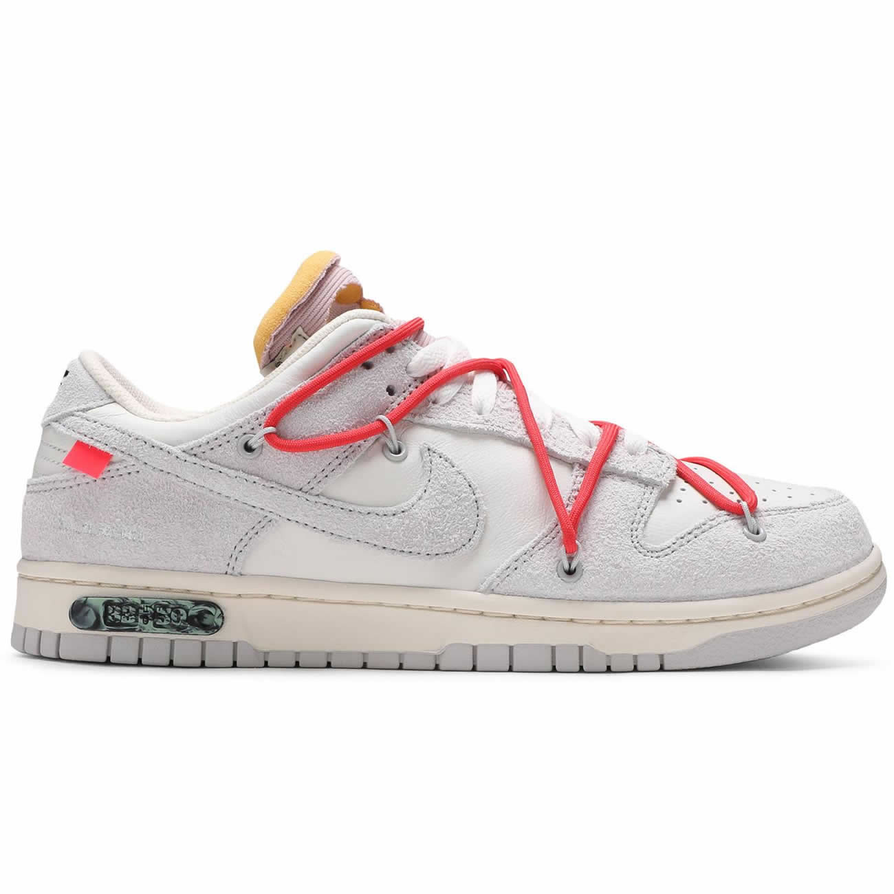 Off White Nike Sb Dunk Low Lot 33 Of 50 Sail Neutral Grey Chile Red Dj0950 118 (2) - newkick.vip