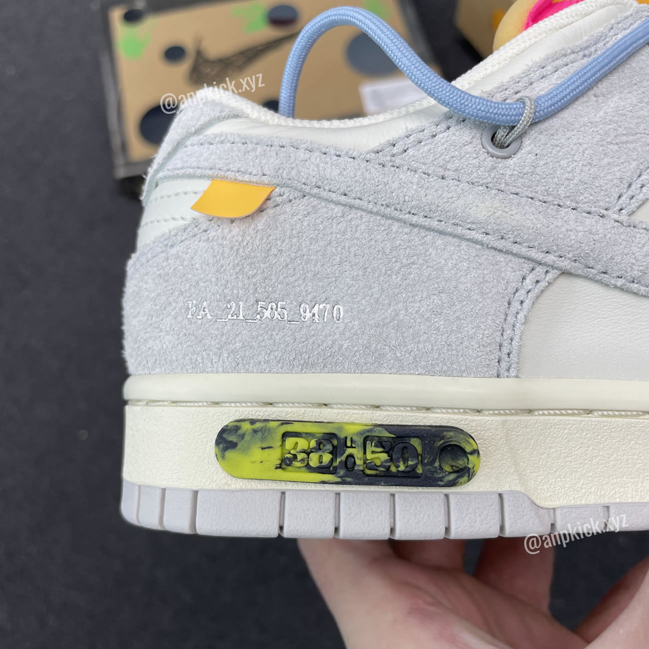 Off White Nike Sb Dunk Low Lot 38 Of 50 Sail Neutral Grey Psychic Blue Anpkick Dj0950 113 (3) - newkick.vip