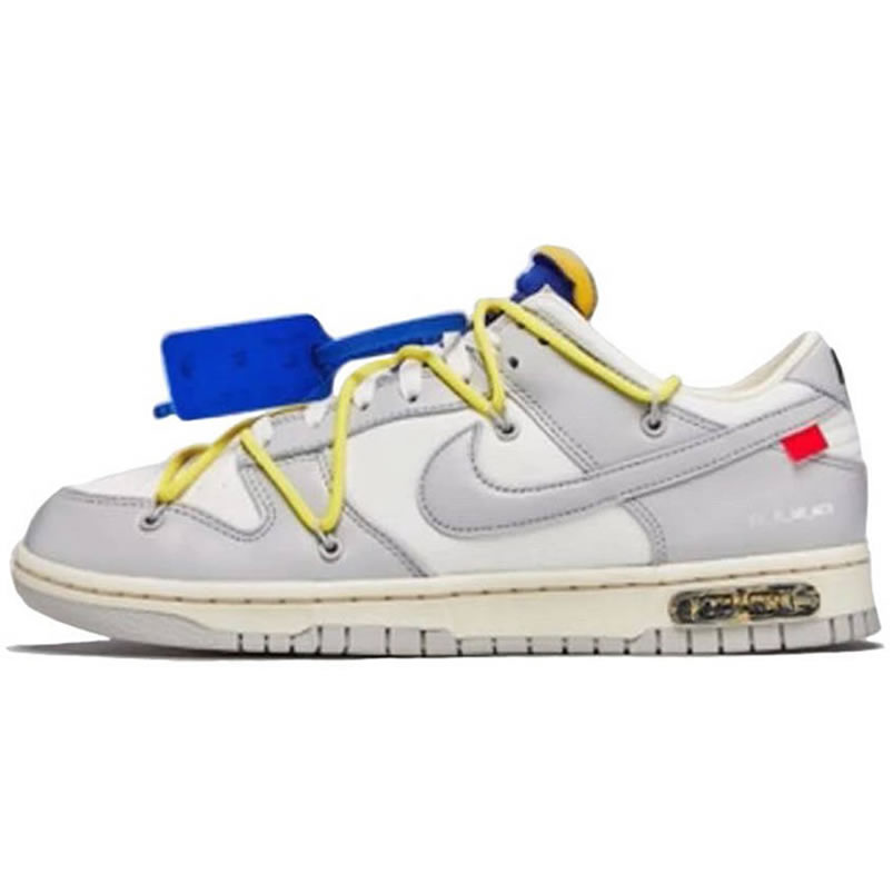 Off White Nike Sb Dunk Low The 27 Of 50 Sail Neutral Grey Dm1602 120 (1) - newkick.vip