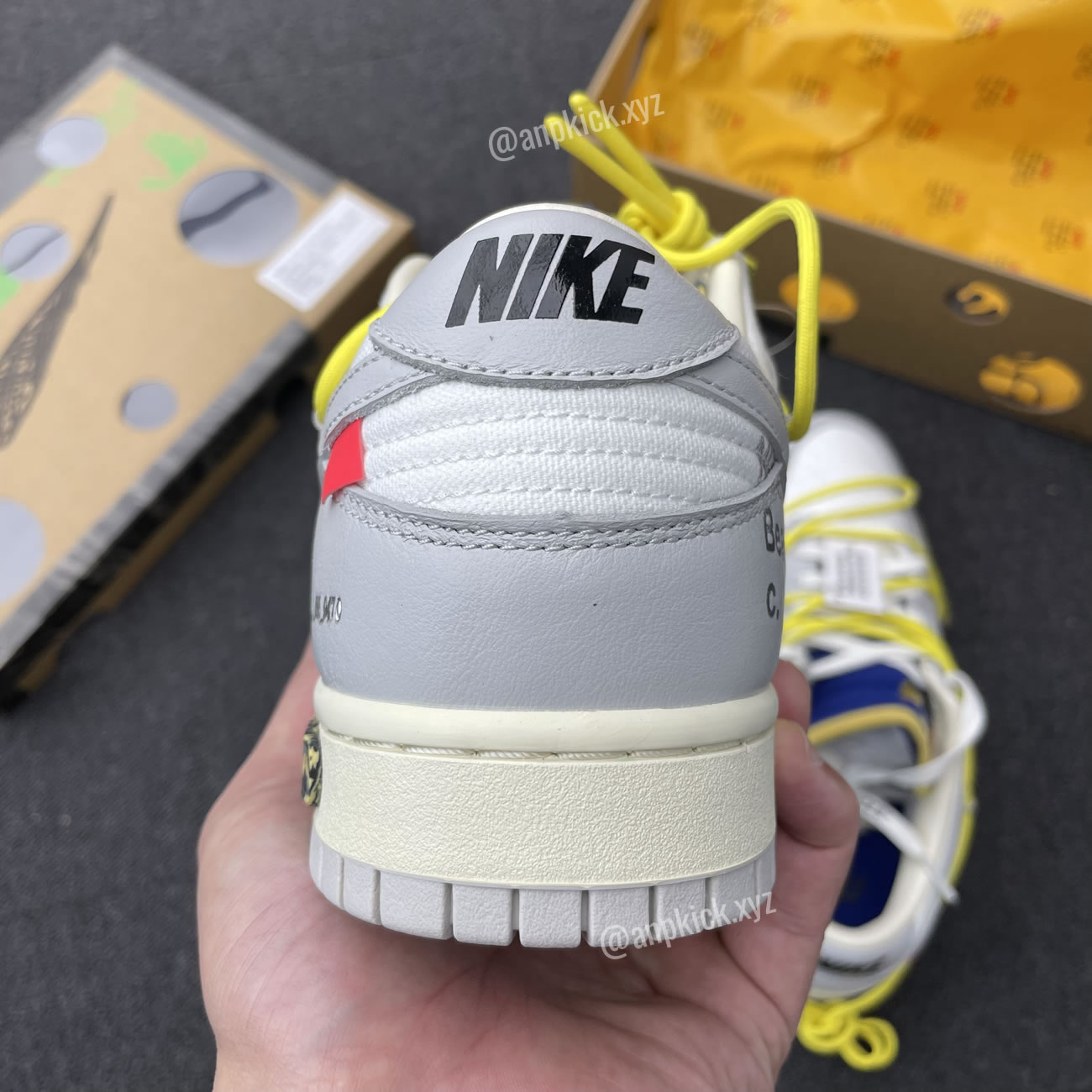 Off White Nike Sb Dunk Low The 27 Of 50 Sail Neutral Grey Dm1602 120 (7) - newkick.vip