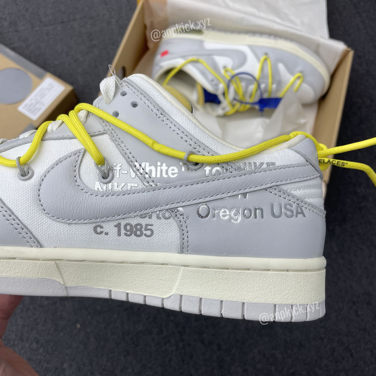 Off White Nike Sb Dunk Low The 27 Of 50 Sail Neutral Grey Dm1602 120 (8) - newkick.vip