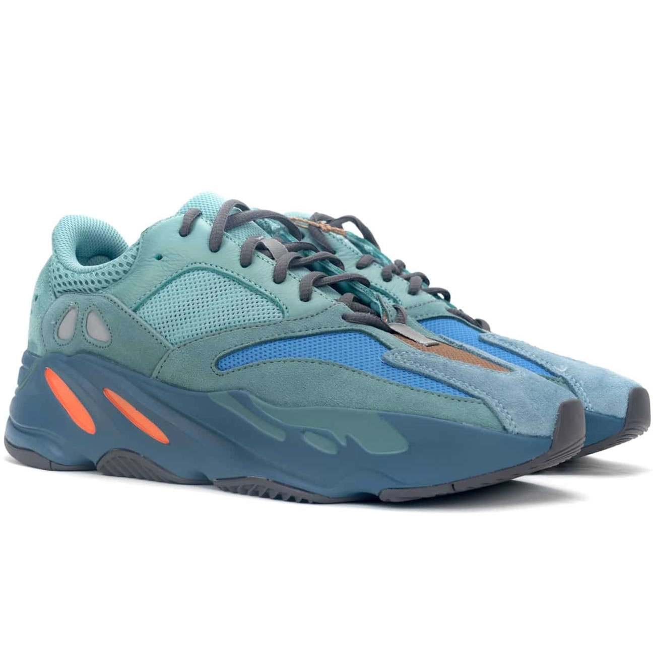 Adidas Yeezy Boost 700 Sea Blue Orange Gz2002 (4) - newkick.vip