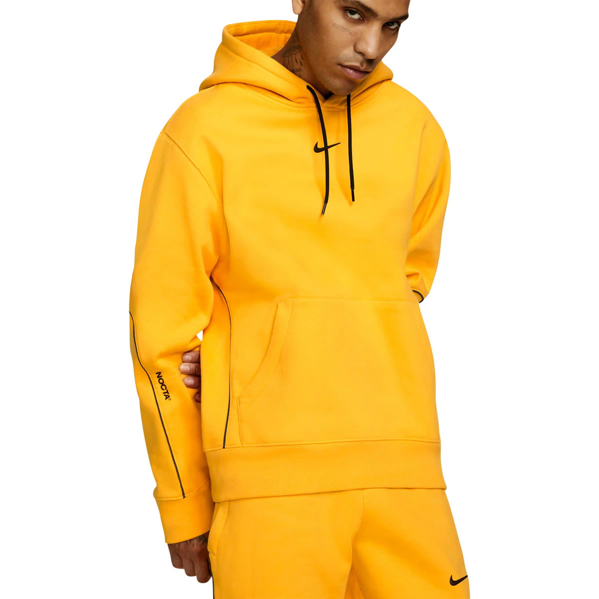 Nike Drake Nocta Hoodie Yellow Da3920 739 (3) - newkick.vip