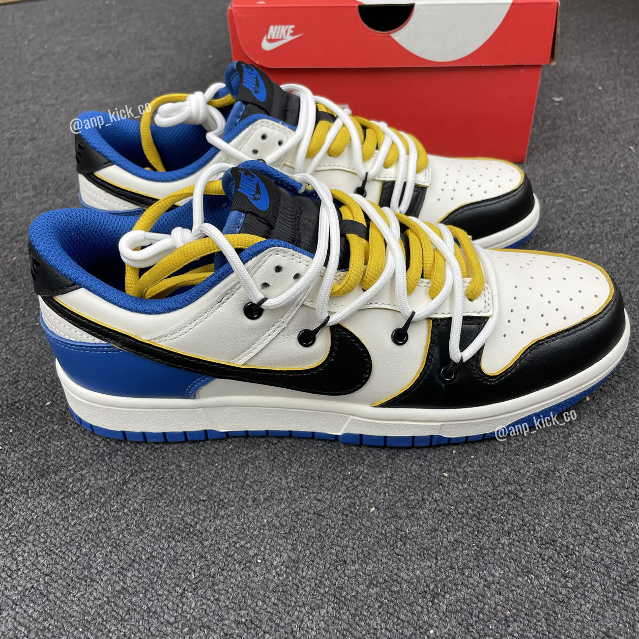 Nike Dunk Low Royal Blue White Black Dd1391 001 (7) - newkick.vip