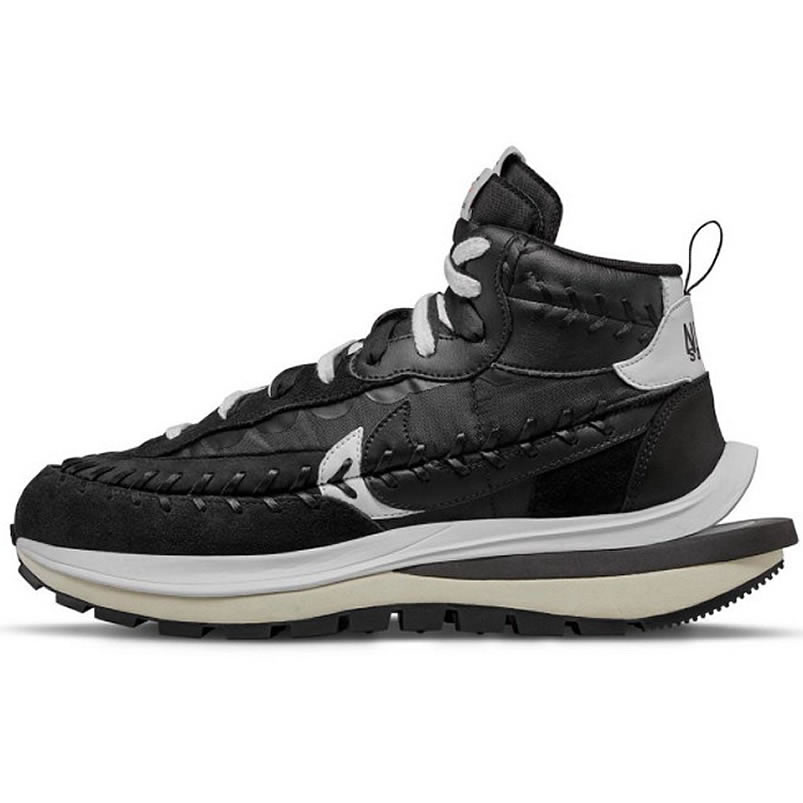 Sacai Nike Vaporwaffle Jean Paul Gaultier Black White Dh9186 001 (1) - newkick.vip