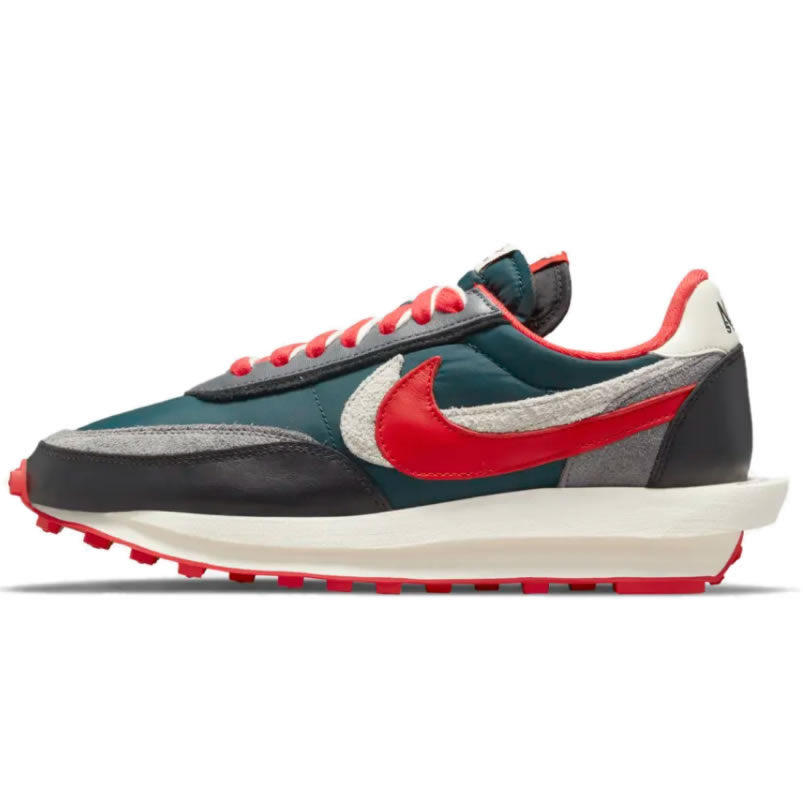 Sacai Undercover Nike Ldwaffle Midnight Spruce University Red Dj4877 300 (1) - newkick.vip