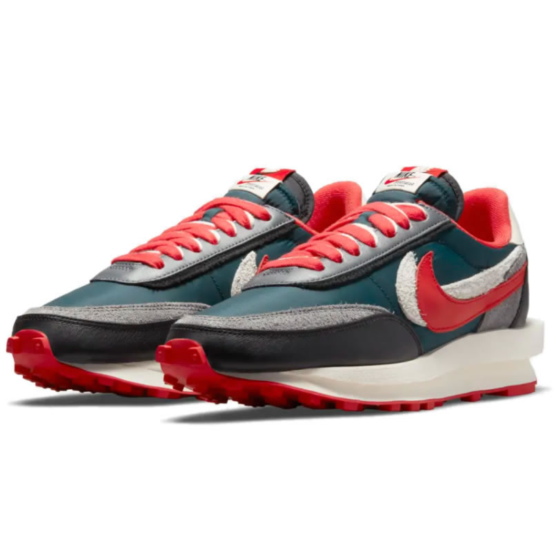 Sacai Undercover Nike Ldwaffle Midnight Spruce University Red Dj4877 300 (3) - newkick.vip