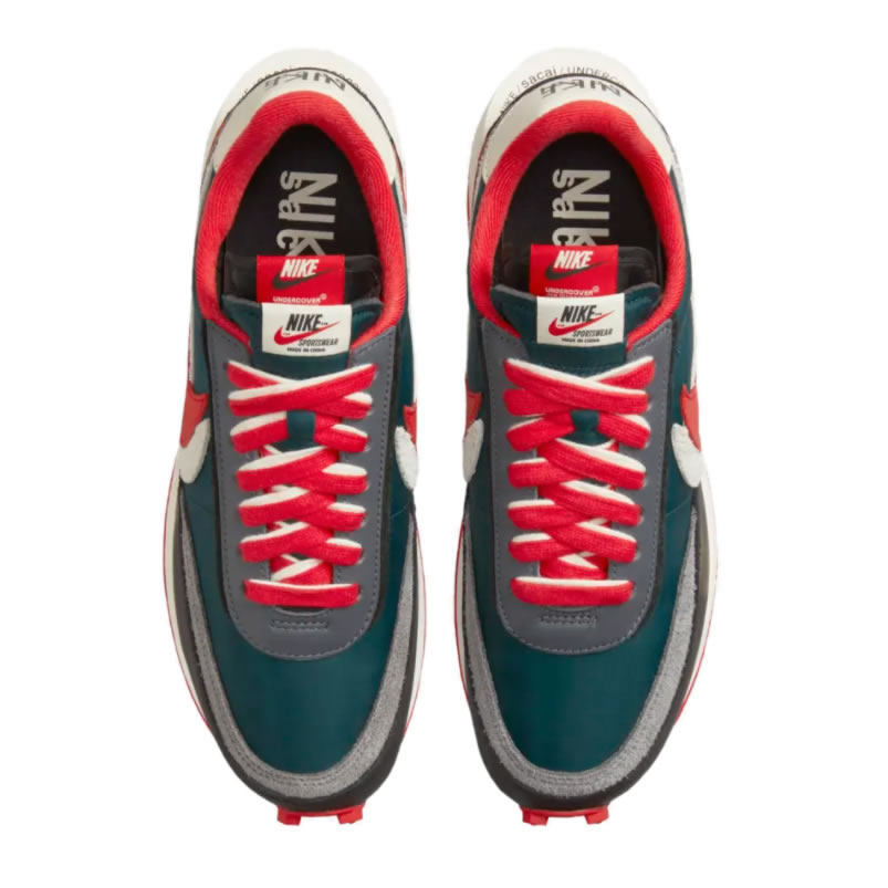 Sacai Undercover Nike Ldwaffle Midnight Spruce University Red Dj4877 300 (4) - newkick.vip