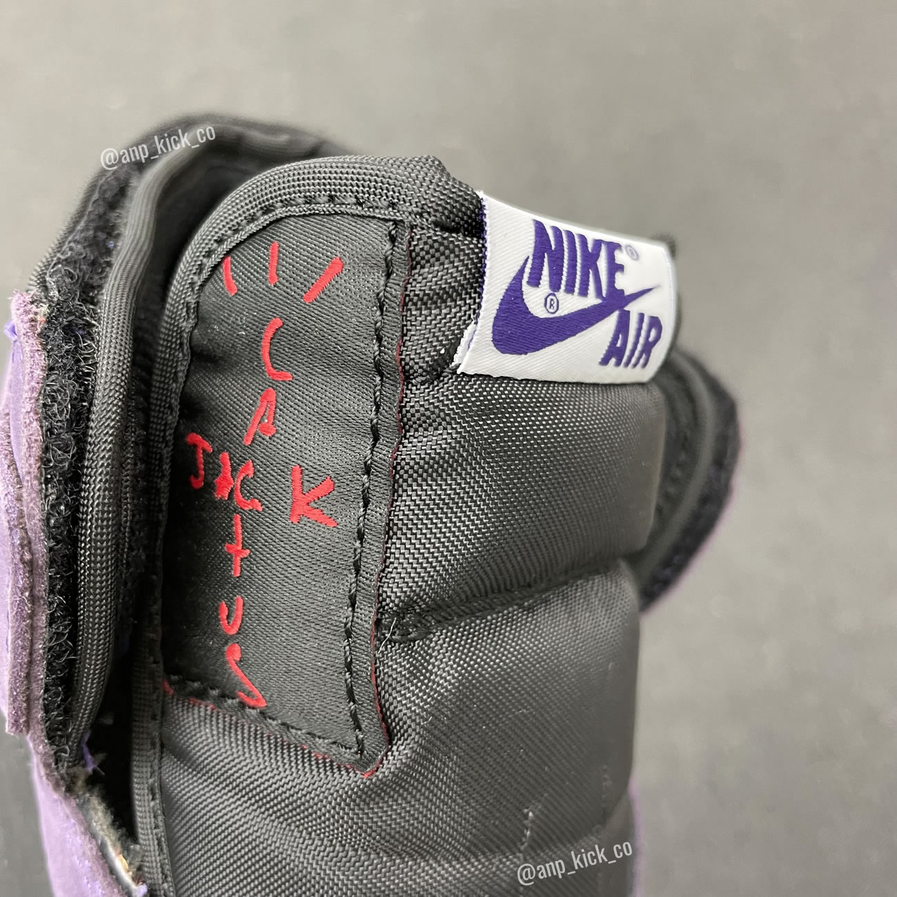 Travis Scott Air Jordan 1 High Og Sp Purple Black Anpkick Custom Making (4) - newkick.vip