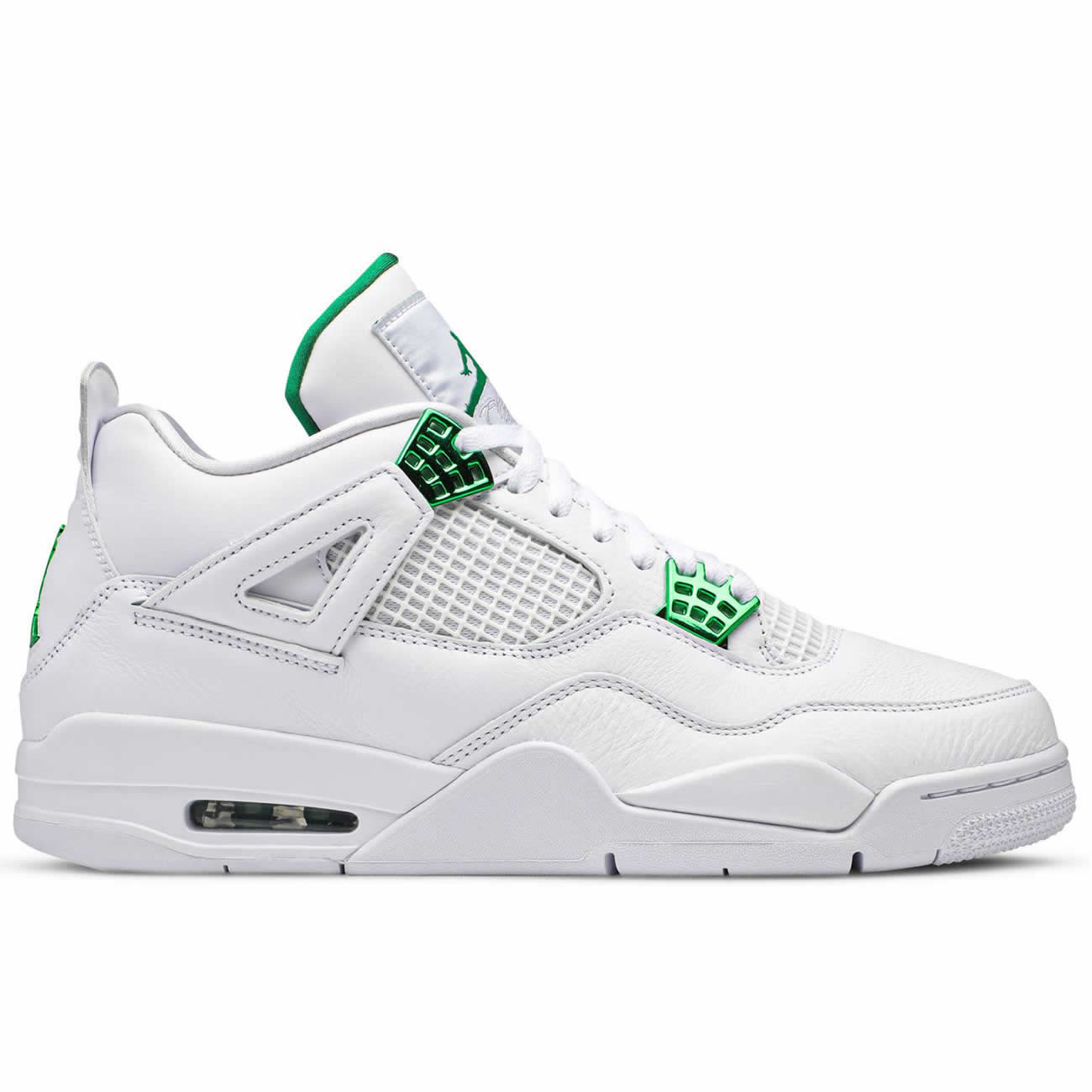 Air Jordan 4 Retro Metallic Green Ct8527 113 (2) - newkick.vip