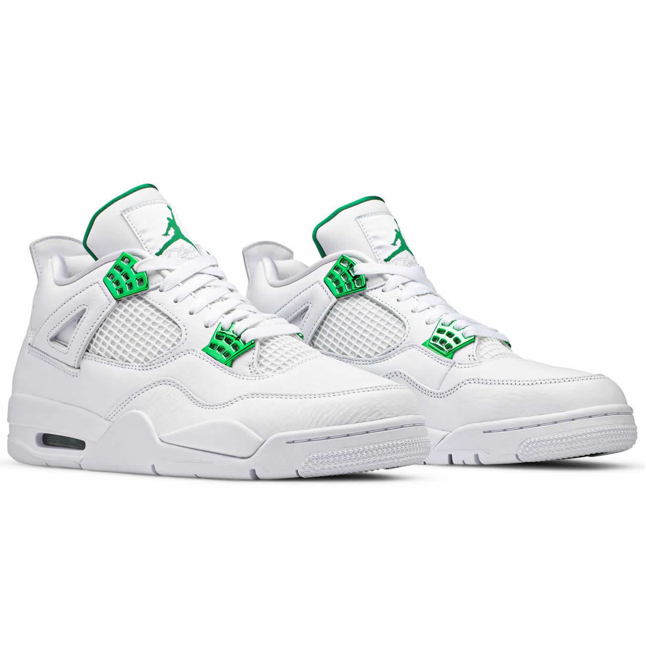 Air Jordan 4 Retro Metallic Green Ct8527 113 (3) - newkick.vip