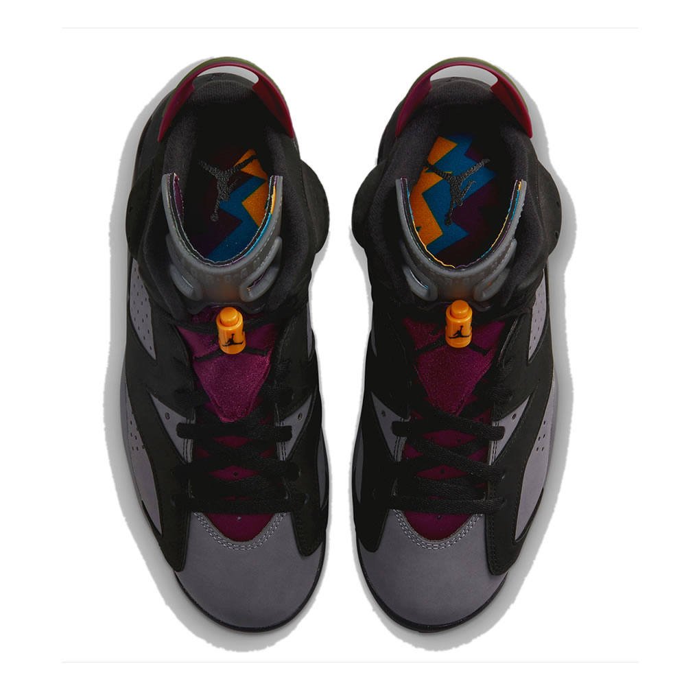 Air Jordan 6 Bordeaux Black Light Graphite Ct8529 063 (3) - newkick.vip