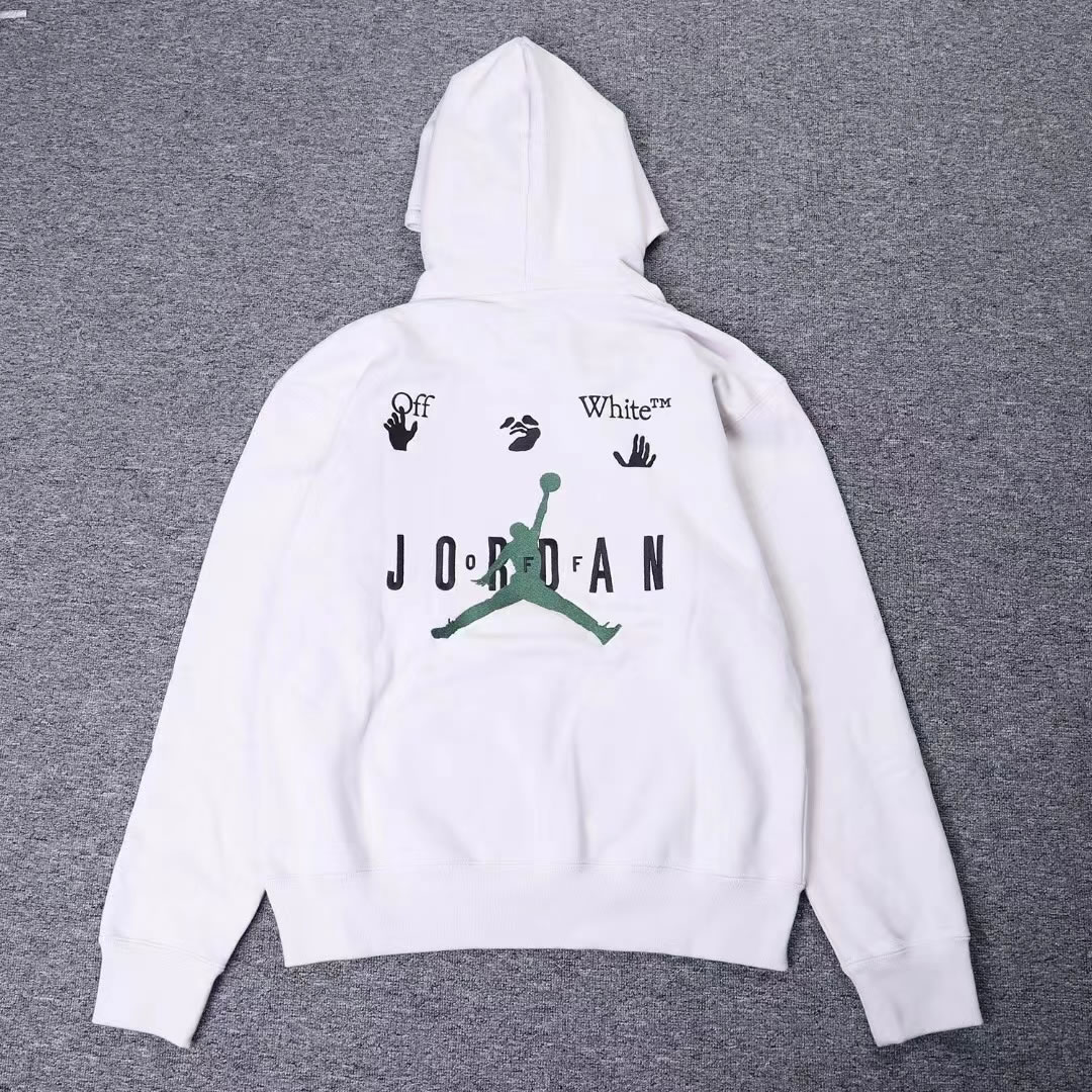 Off White Jordan Hoodie Anpkick White (3) - newkick.vip