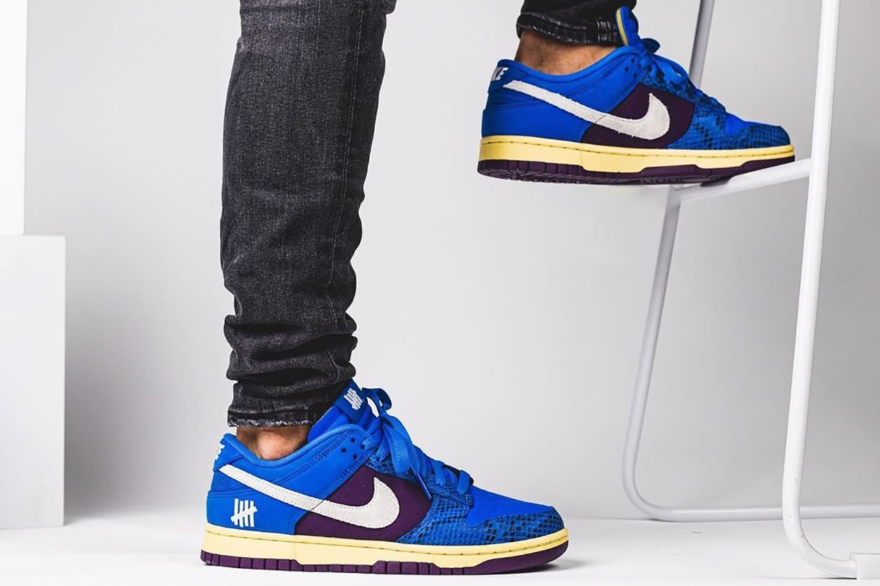 Nike Dunk Low Undefeated 5 On It Dunk Vs Af1 Dh6508 400 On Feet (5) - newkick.vip