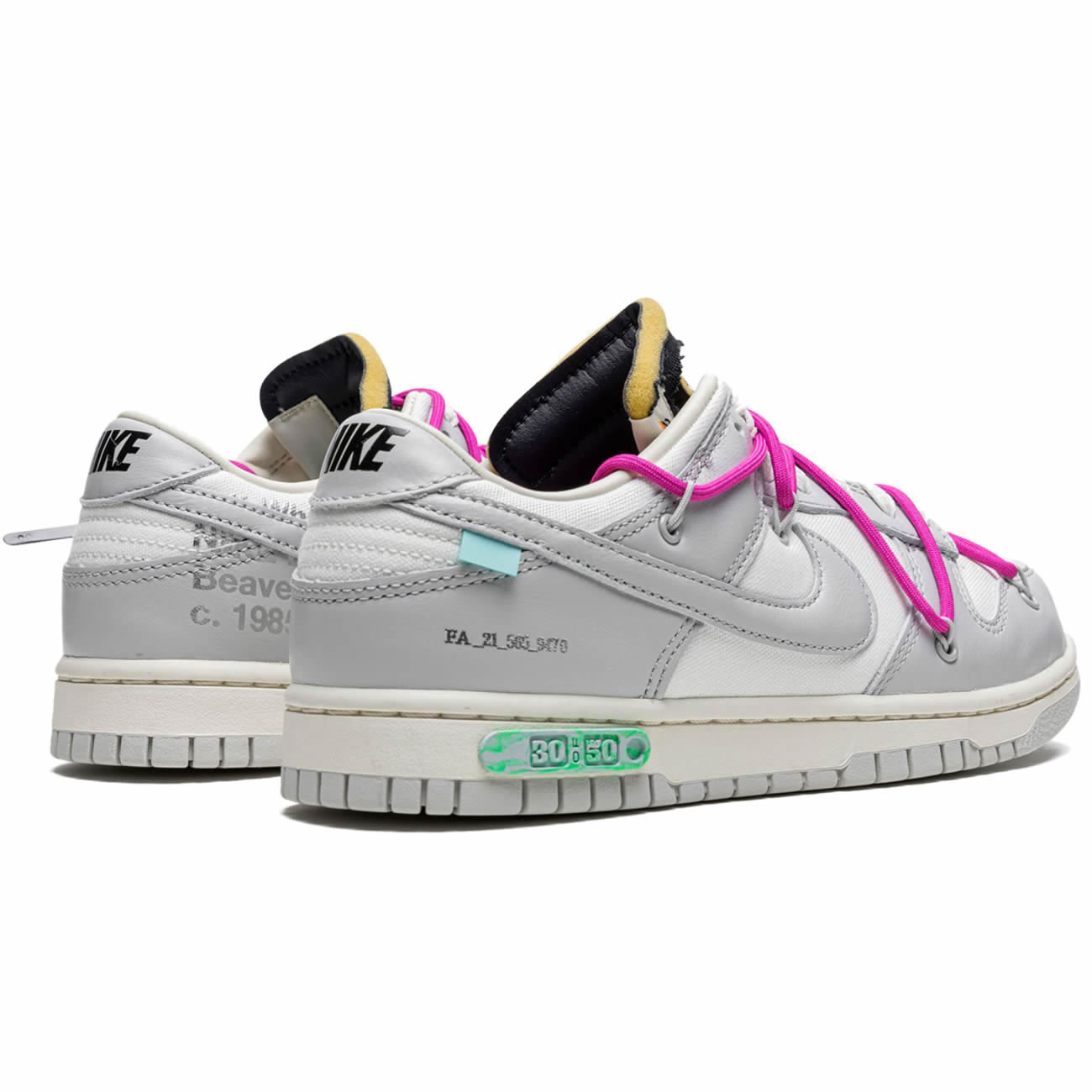 Off White Nike Sb Dunk Low Lot 30 Of 50 Sail Neutral Grey Pink Dm1602 122 (3) - newkick.vip