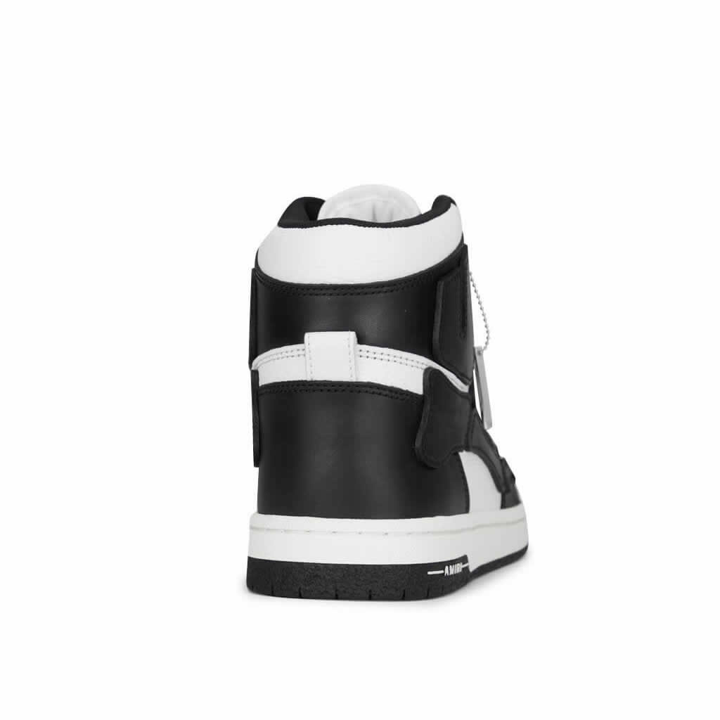 A M I R I Skel Top High Leather Sneakers Black White Mfs002 004 (4) - newkick.vip