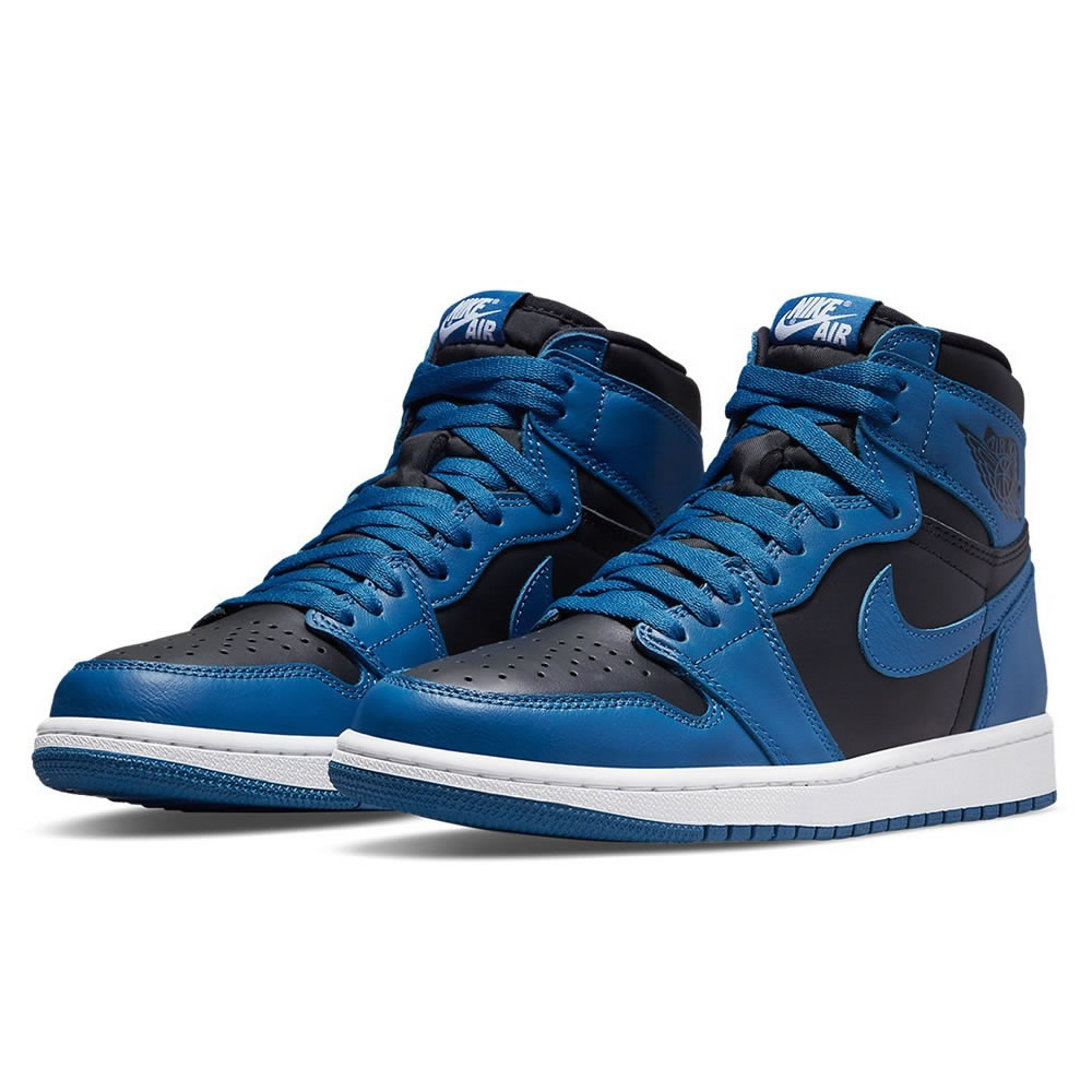 Air Jordan 1 Retro High Og Dark Marina Blue 555088 404 (3) - newkick.vip