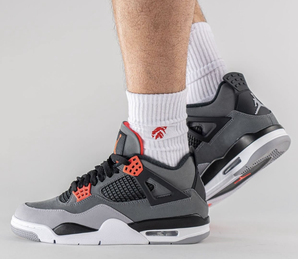 Air Jordan 4 Infrared 23 Dh6927 061 On Feet (4) - newkick.vip