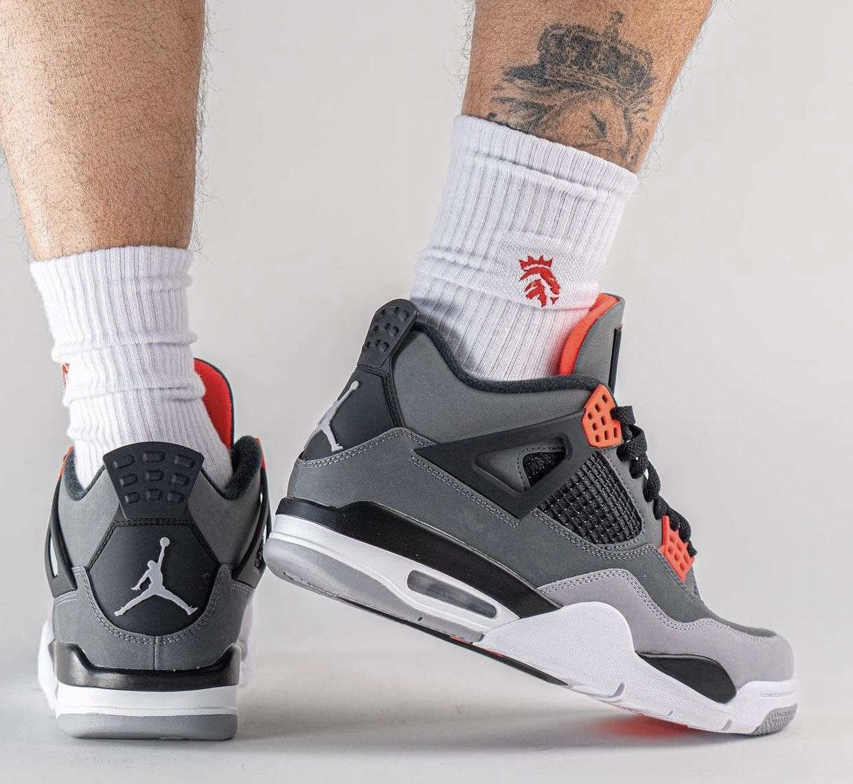 Air Jordan 4 Infrared 23 Dh6927 061 On Feet (5) - newkick.vip