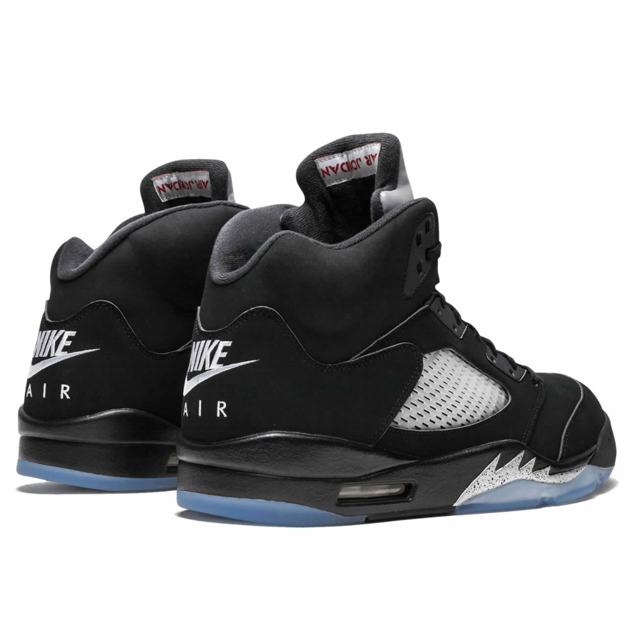 Air Jordan 5 Retro Og Black Metrallic 845035 003 (4) - newkick.vip