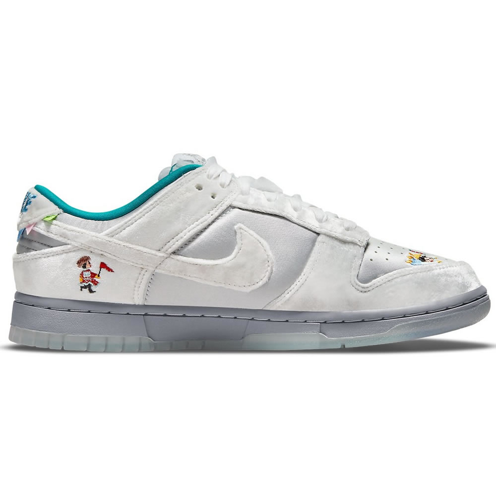 Nike Dunk Low Ice White Silver Blue Do2326 001 (2) - newkick.vip