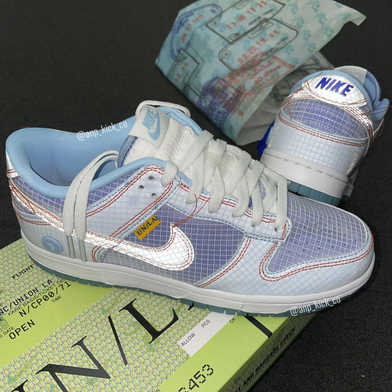 Union Los Angeles Nike Dunk Low Hyper Royal Psychic Blue Anpkick Dj9649 400 (15) - newkick.vip