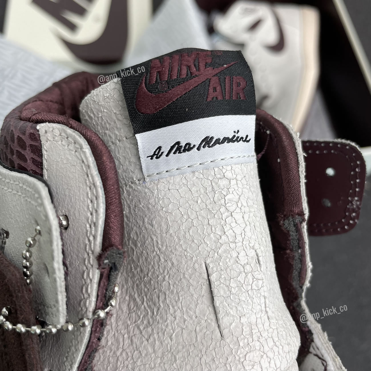 A Ma Maniere Air Jordan 1 High Og Sail And Burgundy Anpkick Do7097 100 (5) - newkick.vip