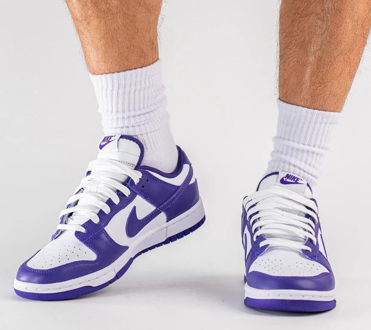 Nike Dunk Low Court Purple Dd1391 104 On Feet (4) - newkick.vip