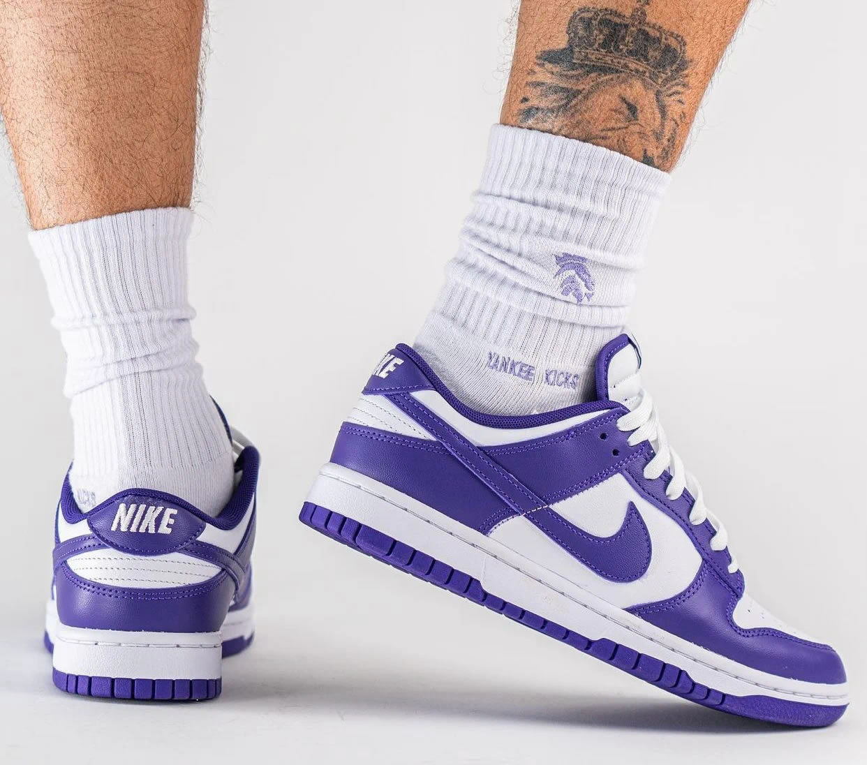 Nike Dunk Low Court Purple Dd1391 104 On Feet (5) - newkick.vip