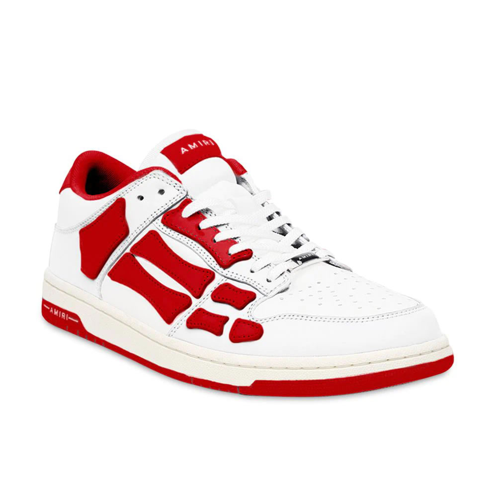 A M I R I Skel Top Low Leather Sneakers Red Mfs003 124 (4) - newkick.vip