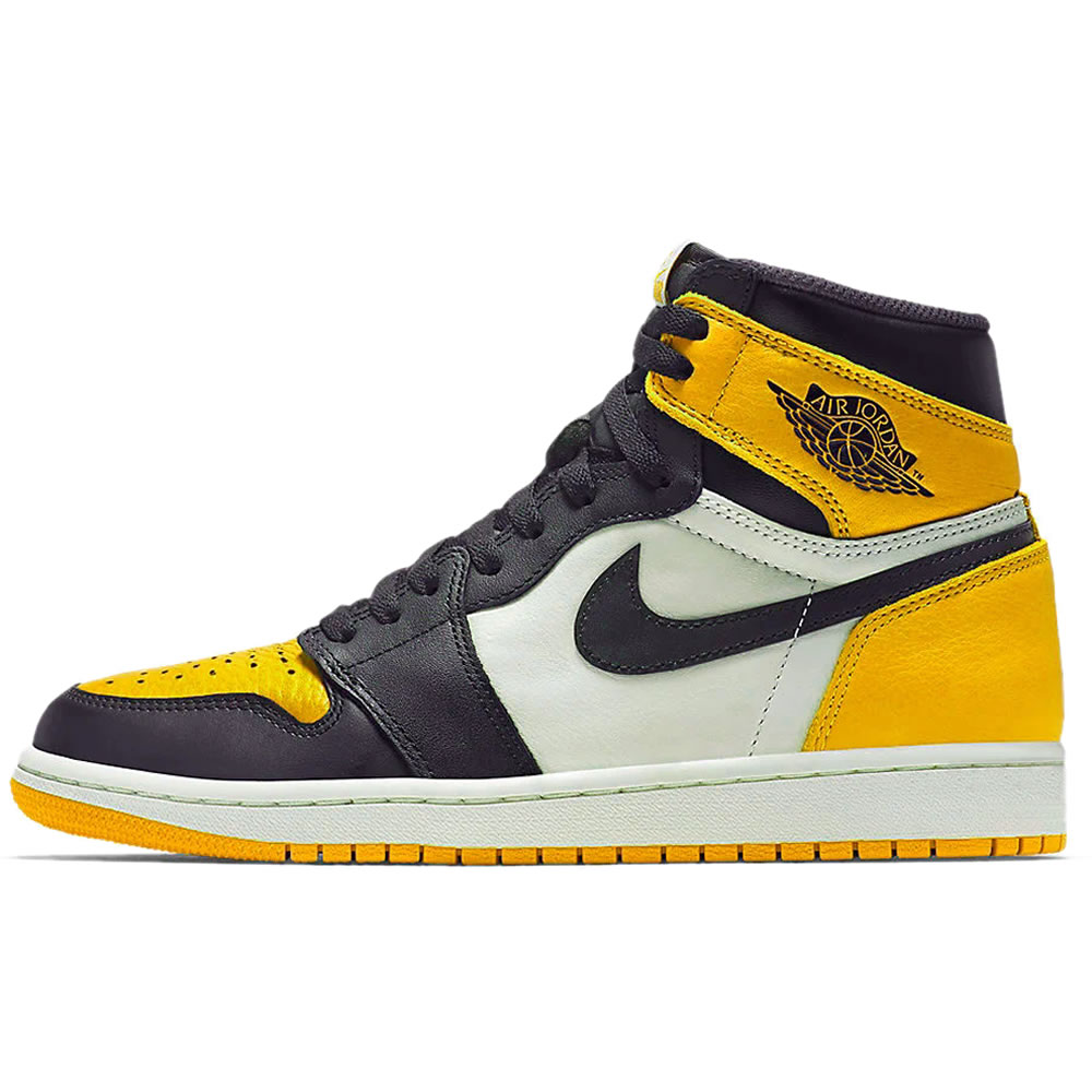 Air Jordan 1 Retro High Og Yellow Toe 555088 711 (1) - newkick.vip