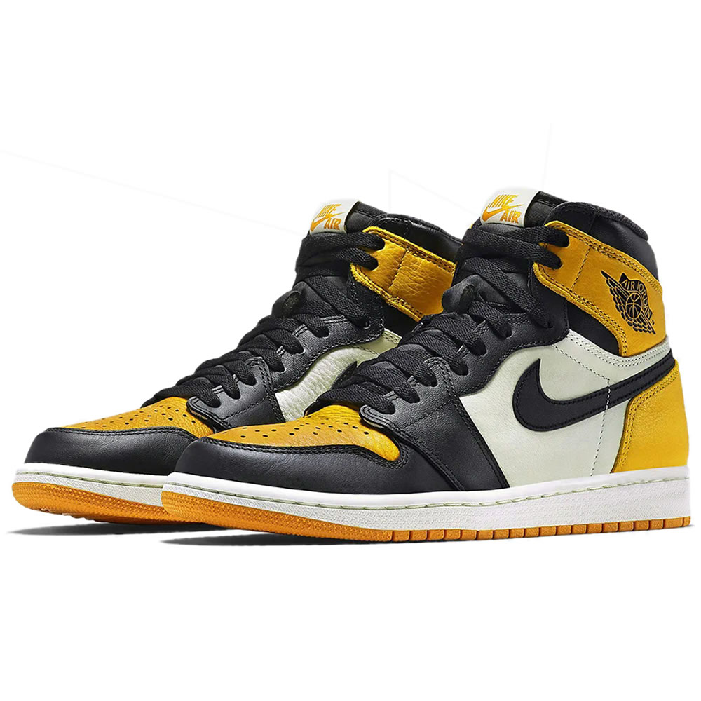 Air Jordan 1 Retro High Og Yellow Toe 555088 711 (2) - newkick.vip