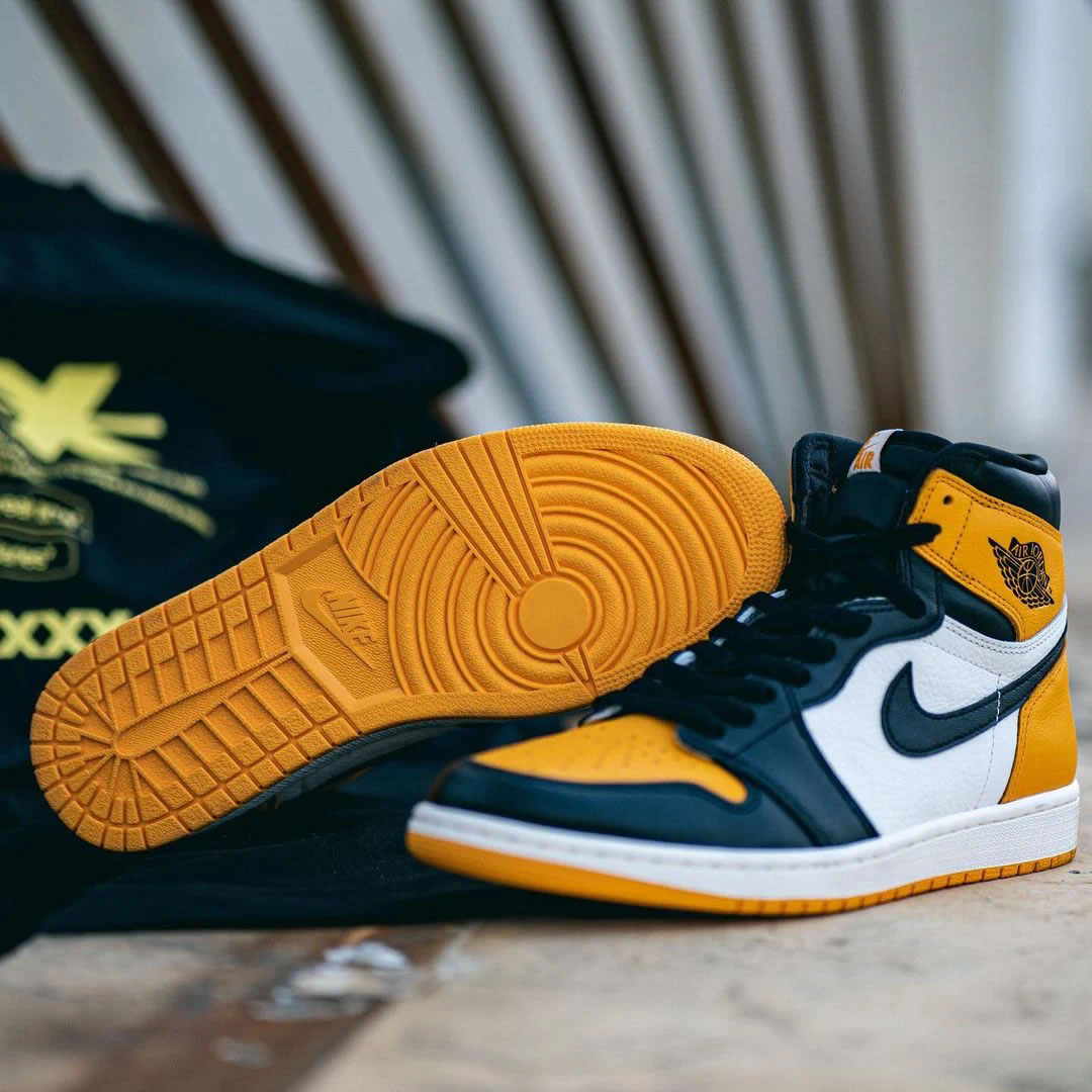 Air Jordan 1 Retro High Og Yellow Toe 555088 711 (3) - newkick.vip