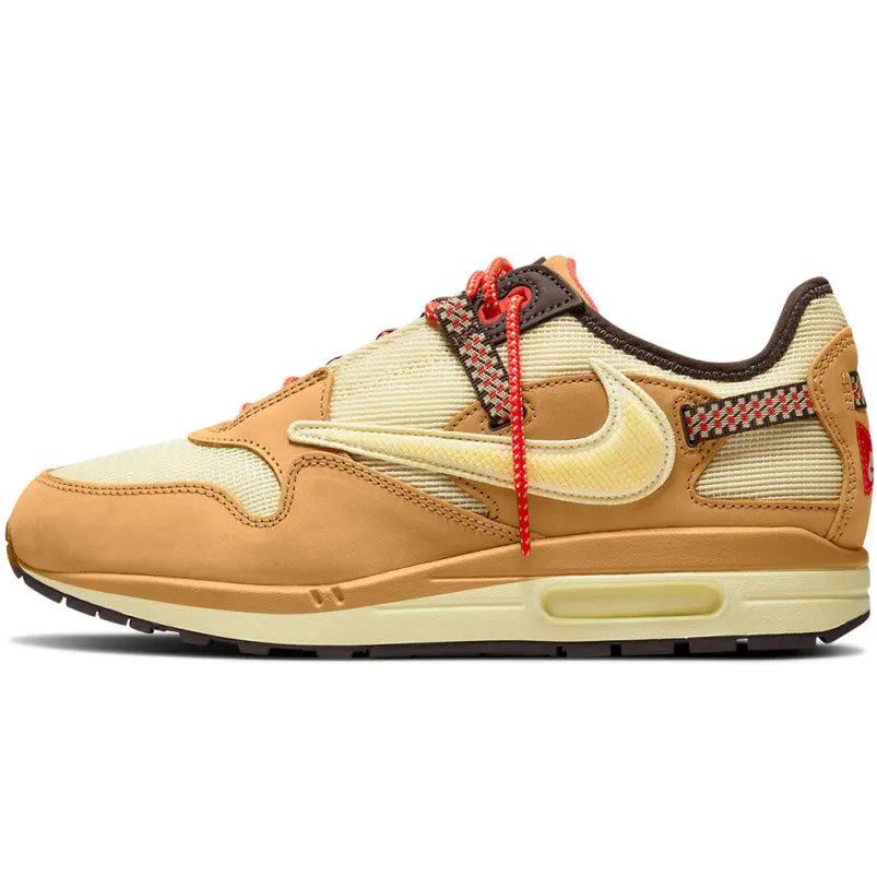 Nike Air Max 1 Travis Scott Cactus Jack Wheat Lemon Drop Do9392 701 (1) - newkick.vip