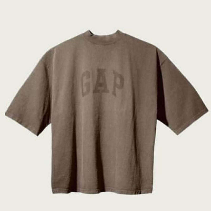 Yeezy Gap Balen Ciaga Tee Tshirt Brown 2 - newkick.vip