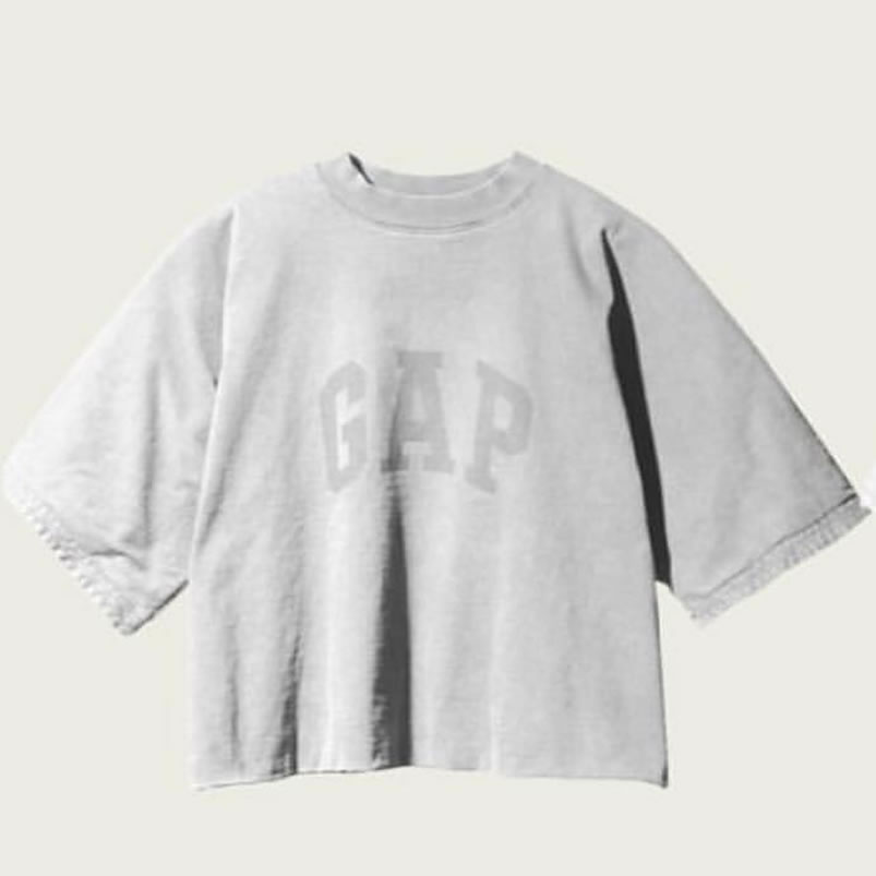 Yeezy Gap Balen Ciaga Tee Tshirt Grey 2 - newkick.vip