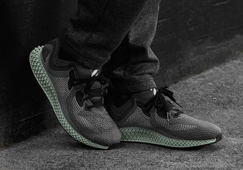 new arrival best gray adidas models trainers futurecraft alphaedge 4d running shoes on feet