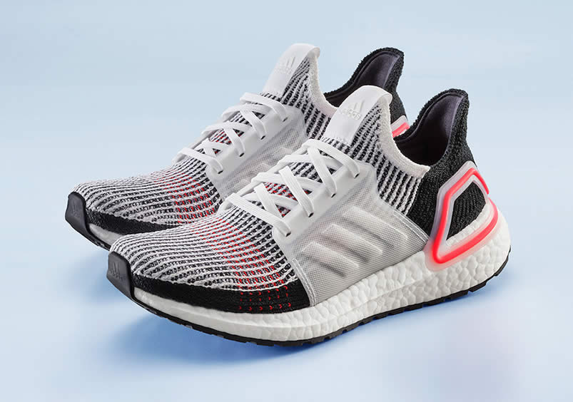 Adidas Ultra Boost 2019 Colorways Pics Active Red Cloud White B37703 (2) - newkick.vip