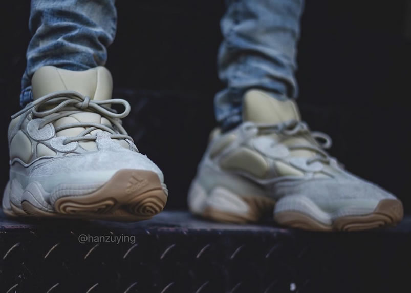 Adidas Yeezy 500 Stone White Fw4839 On Feet Release Date (2) - newkick.vip