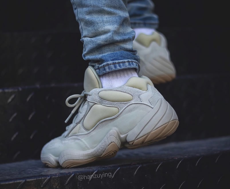 Adidas Yeezy 500 Stone White Fw4839 On Feet Release Date (4) - newkick.vip