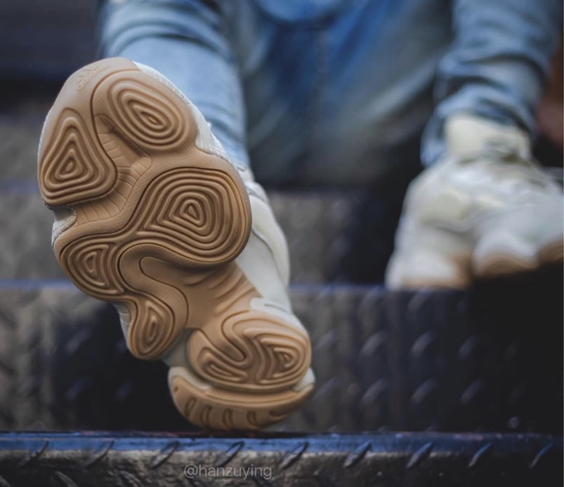 Adidas Yeezy 500 Stone White Fw4839 On Feet Release Date (7) - newkick.vip