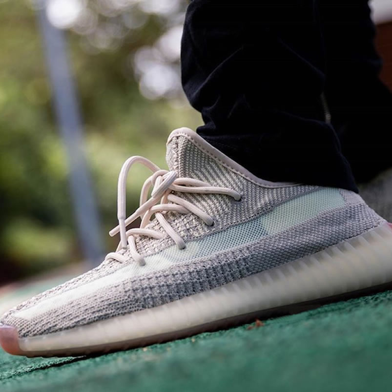 Adidas Yeezy Boost 350 V2 Citrin Non Reflective On Feet Release Date Fw3042 (6) - newkick.vip