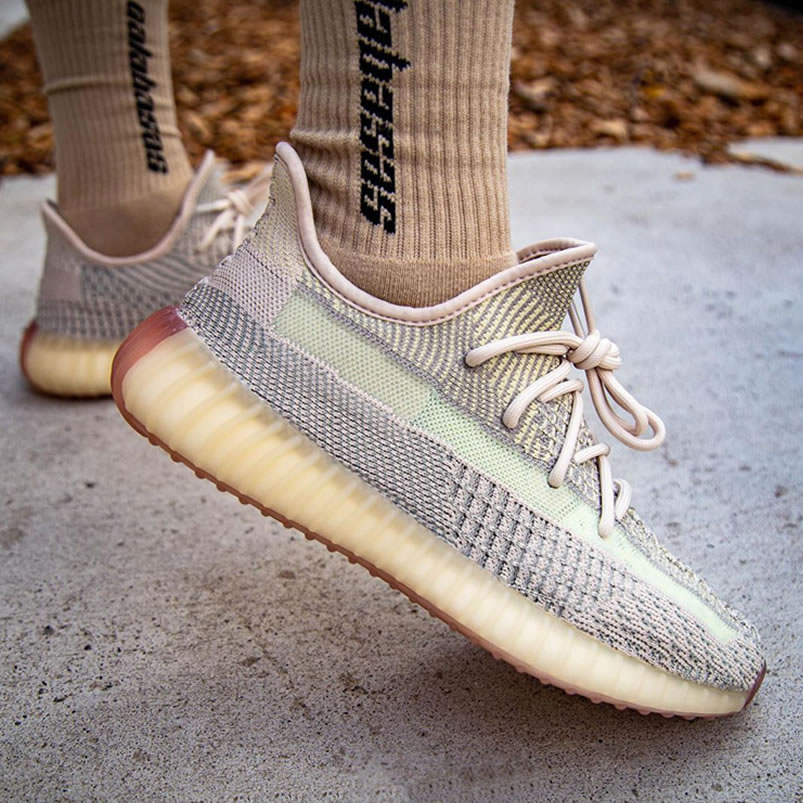 Adidas Yeezy Boost 350 V2 Citrin Reflective On Feet Release Date Fw5318 (1) - newkick.vip