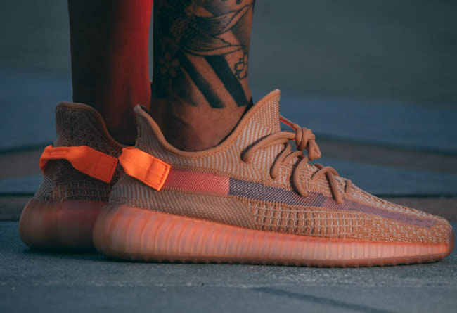 Adidas Yeezy Boost 350 V2 Clay 2019 For Sale On Feet Release Date Eg7490 (1) - newkick.vip