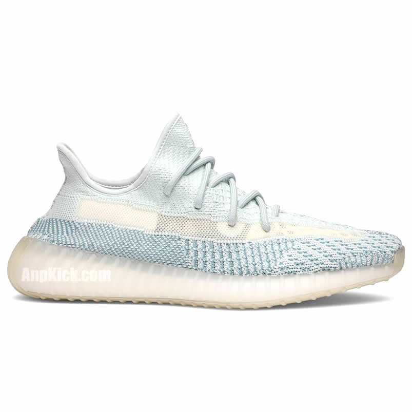 Adidas Yeezy Boost 350 V2 Cloud White Non Reflective Fw3043 (2) - newkick.vip