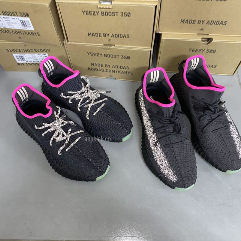 Adidas Yeezy Boost 350 V2 Nrg Red October Non Reflective Ut8830 Reflective Ut8831 (5) - newkick.vip